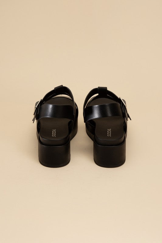 Soda Brand Chunky Sandals