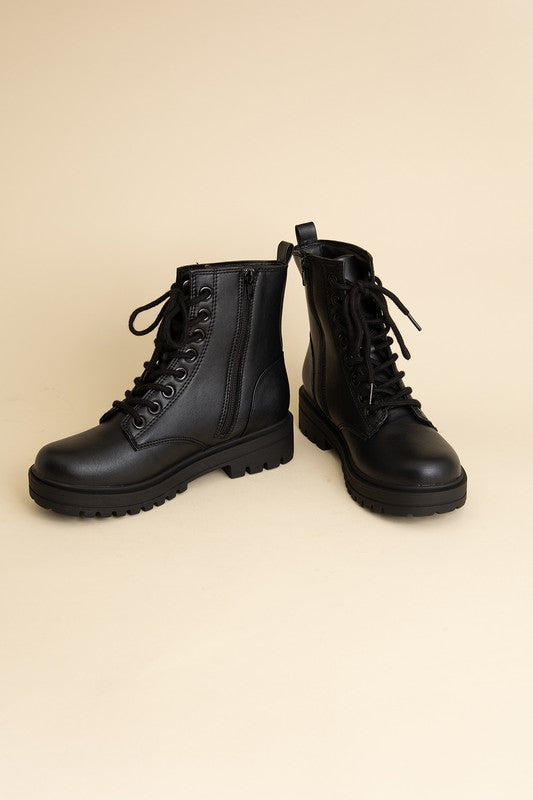 Lace-Up Boots