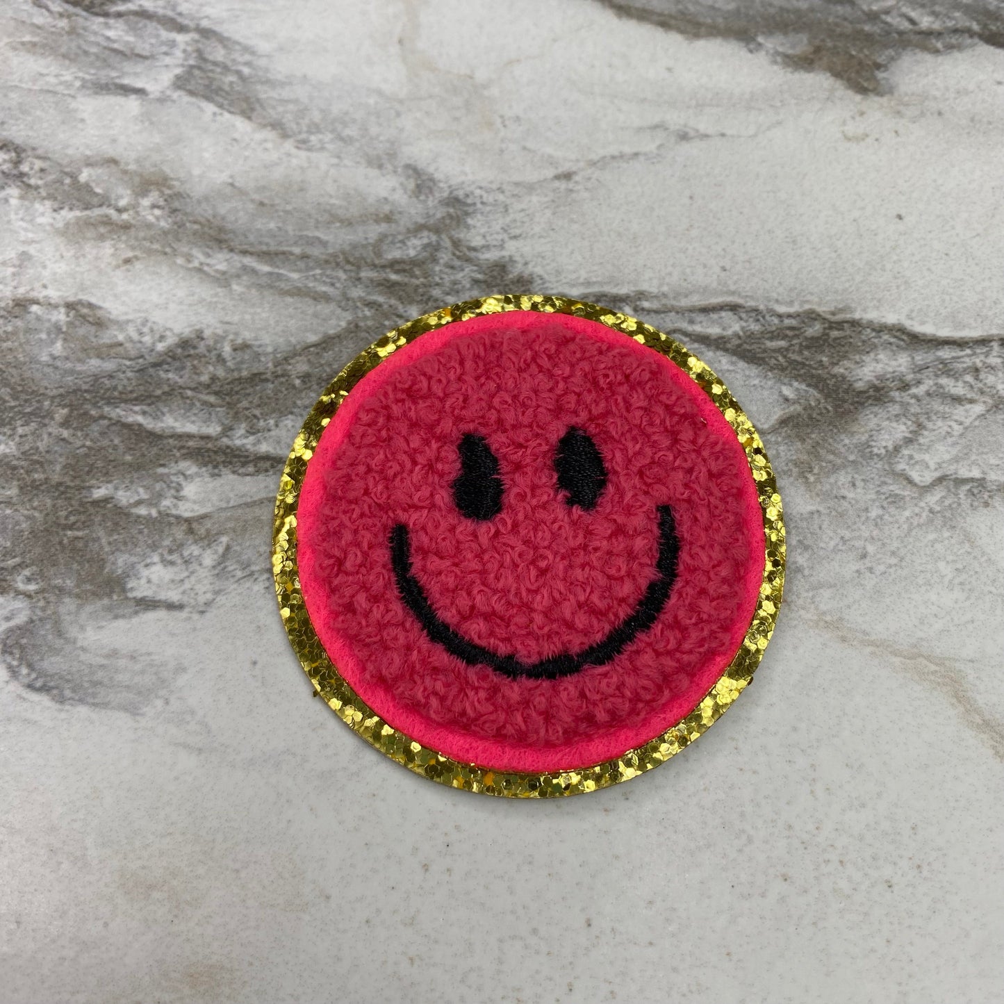 Chenille Patches - Smiley