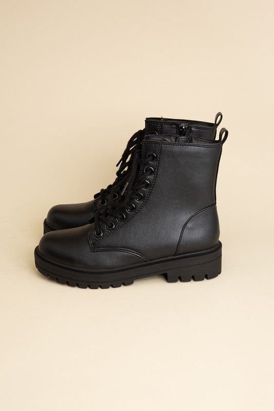 Lace-Up Boots