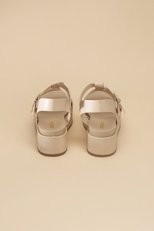 Soda Brand Chunky Sandals