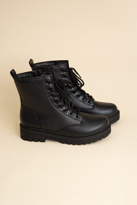 Lace-Up Boots