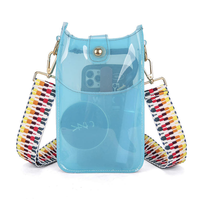 Ava - Colorful Clear, Slim Crossbody & Phone Bag