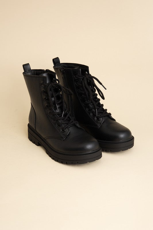 Lace-Up Boots