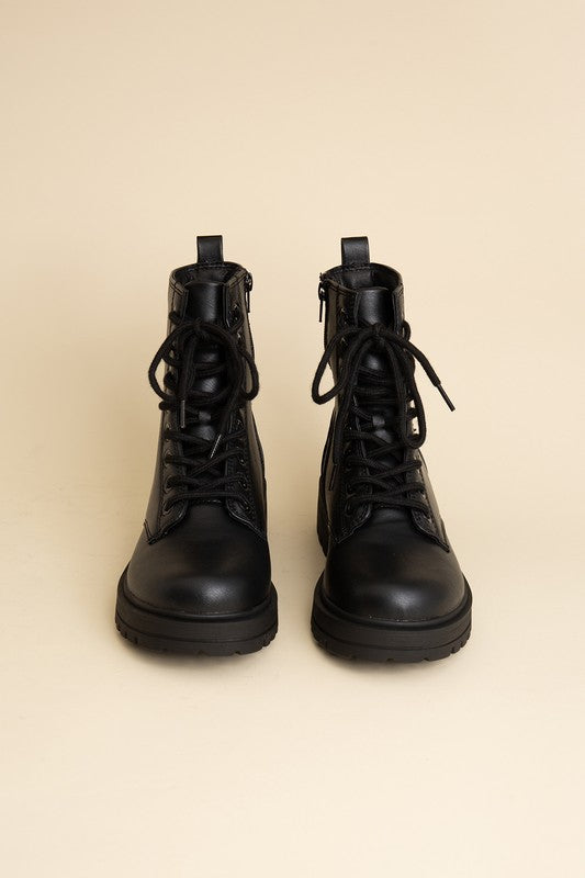 Lace-Up Boots